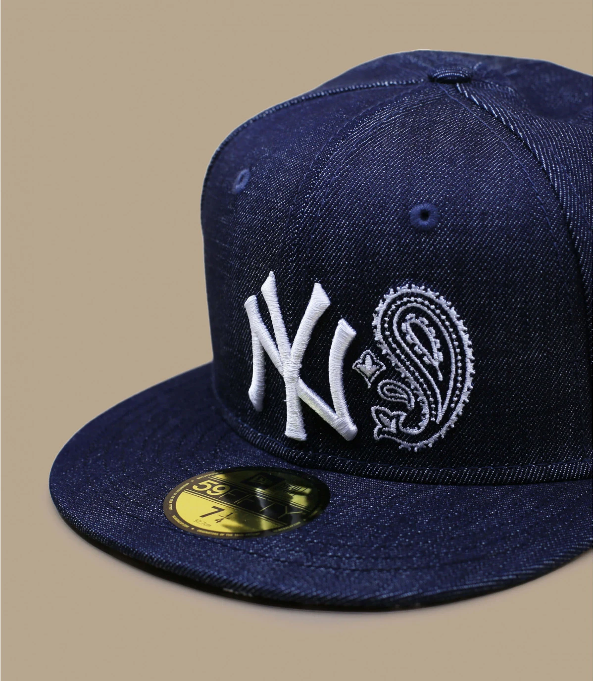 NEW ERA 5950 Paisley NY Denim – Image 3