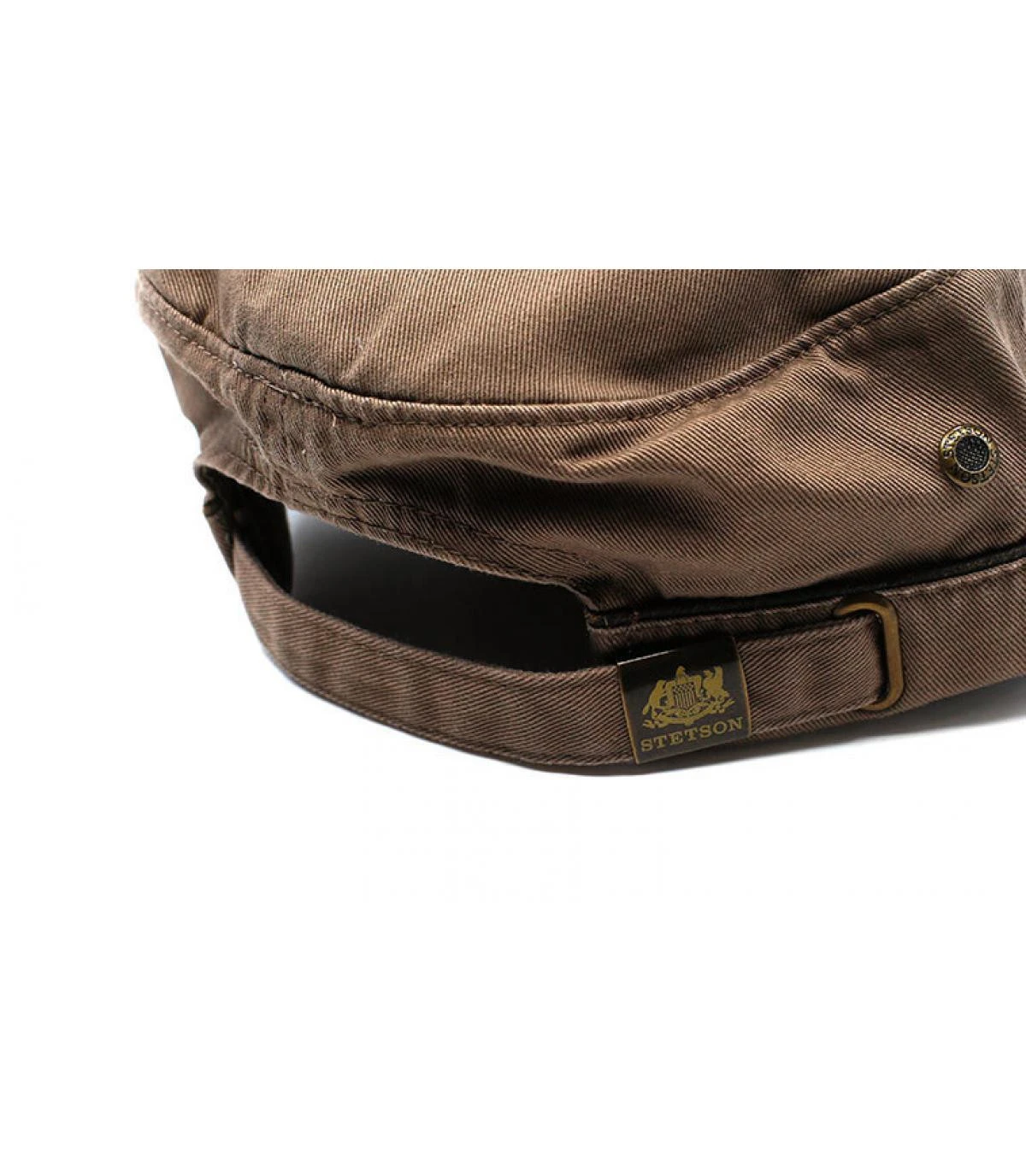Stetson Army Cap Cotton Brown – Image 5