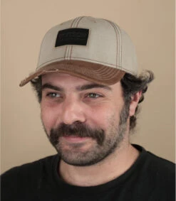 Stetson Baseball Cap Leather Patch Vintage Distressed