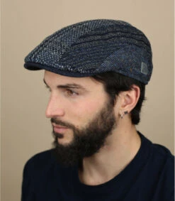 Baxter Earflap Grey Blue