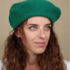 Beret Classique Vert Emeraude Wm