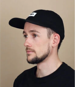 OBEY Bold Label Organic 6 Panel Black