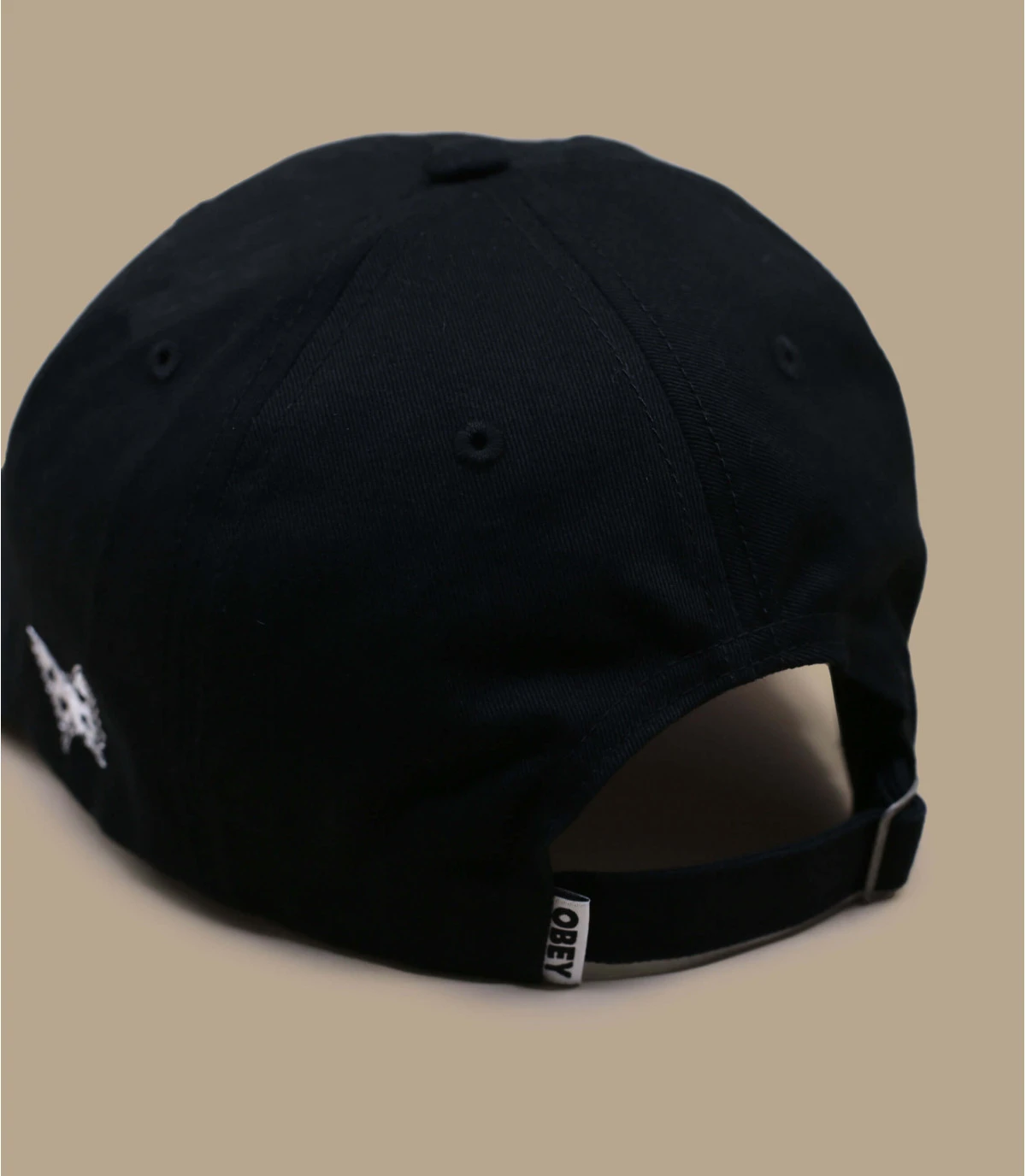 OBEY Bold Strapback Black – Image 5