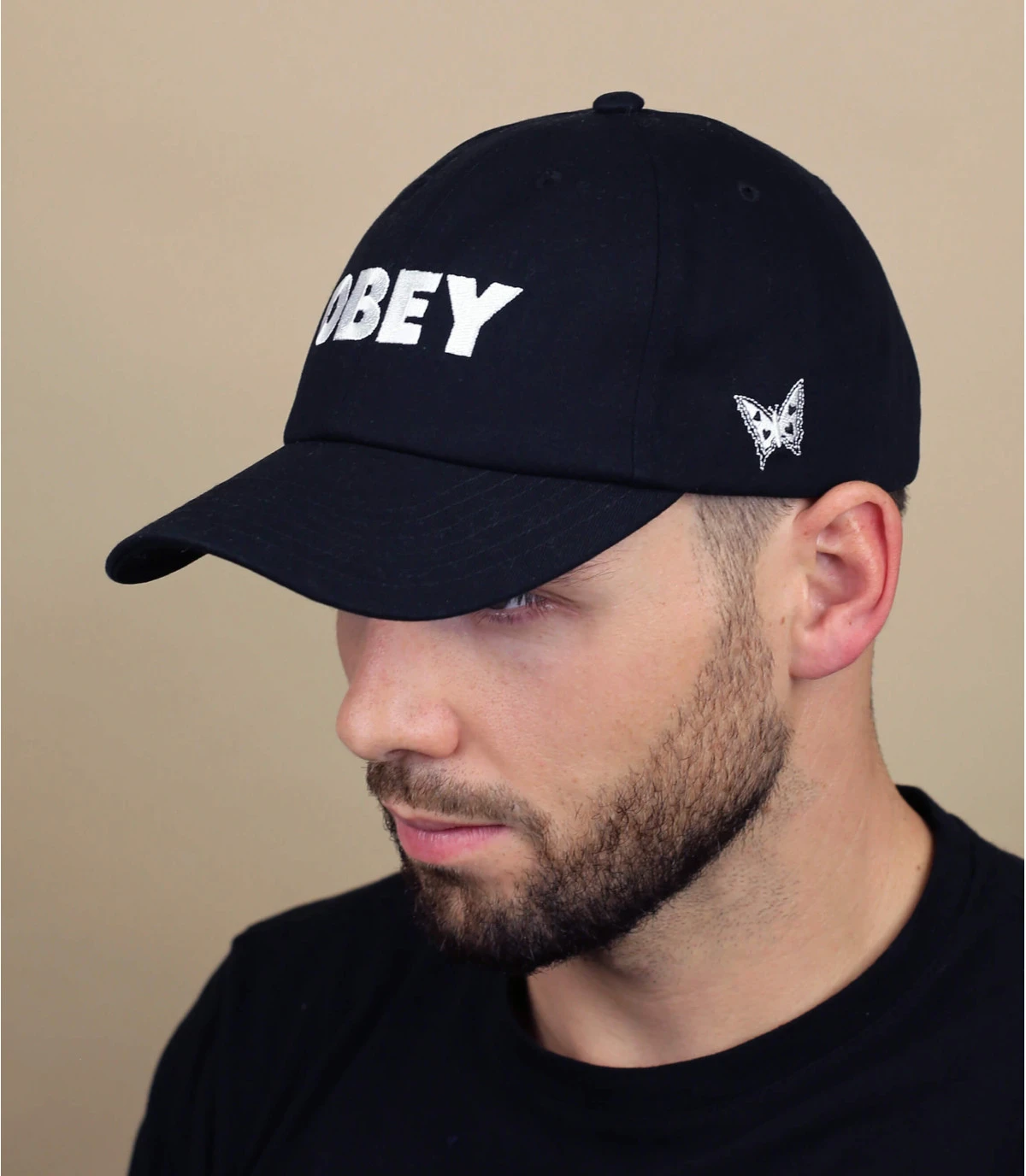 OBEY Bold Strapback Black