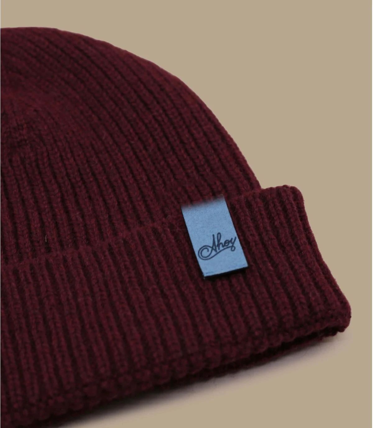 Bonnet Ahoy Burgundy Blue. Eco & Fabriqué En France – Image 2