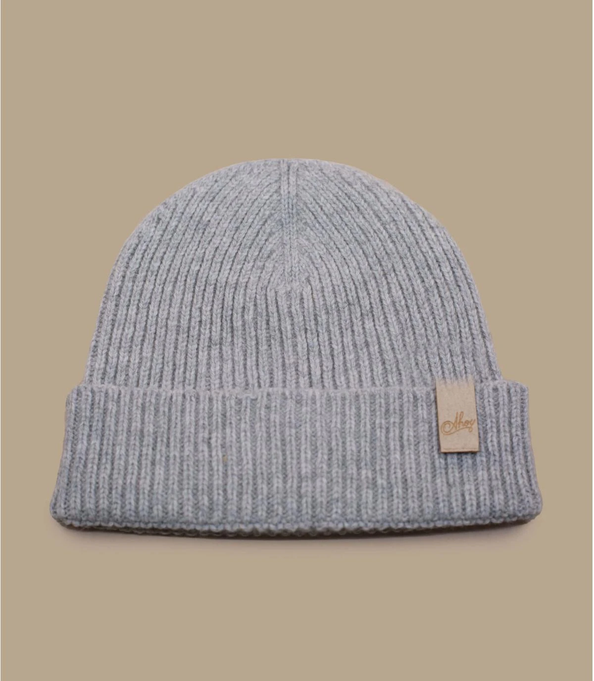 Bonnet Ahoy Grey Beige. Eco & Fabriqué En France