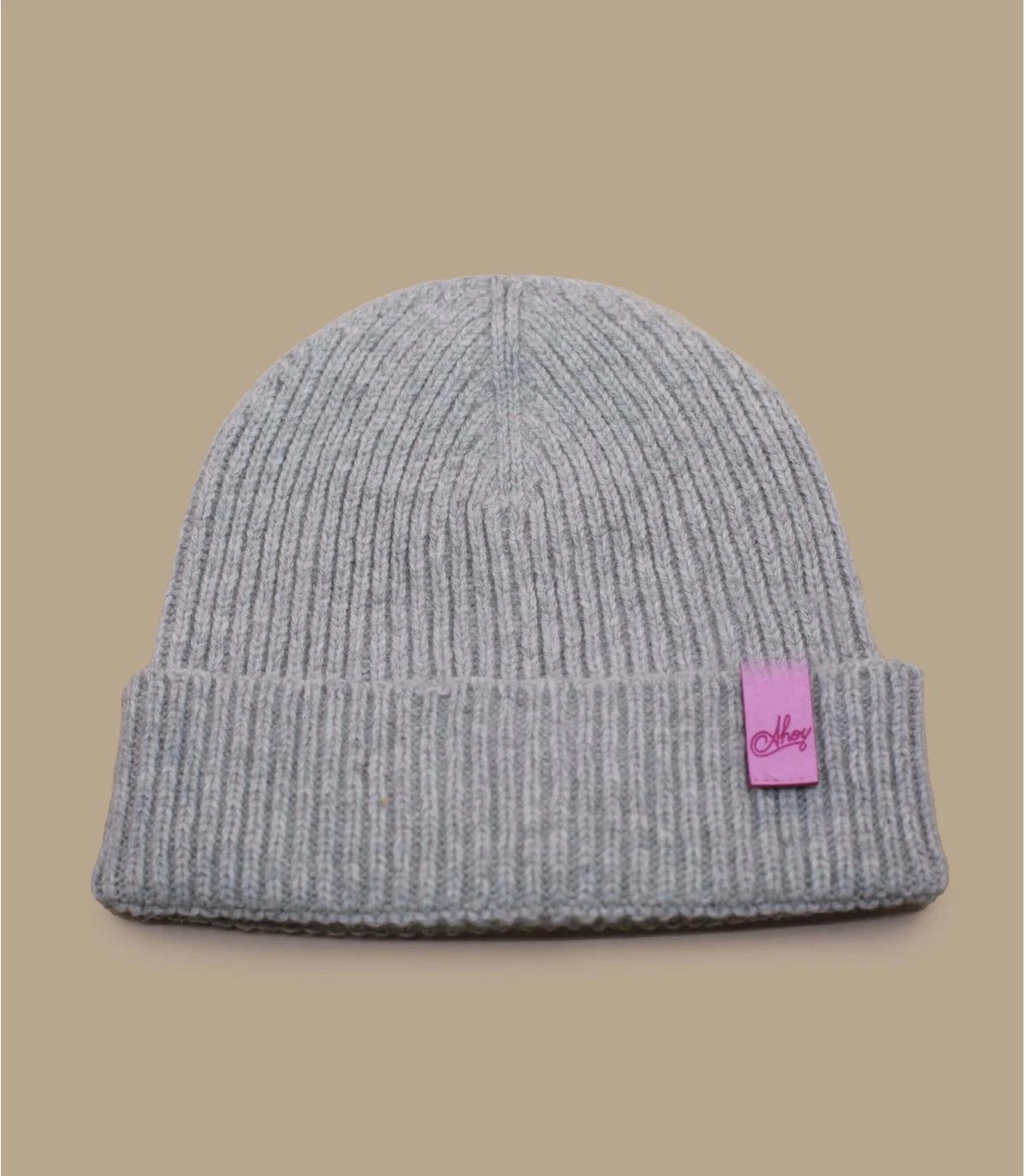 Bonnet Ahoy Grey Pink. Eco & Fabriqué En France