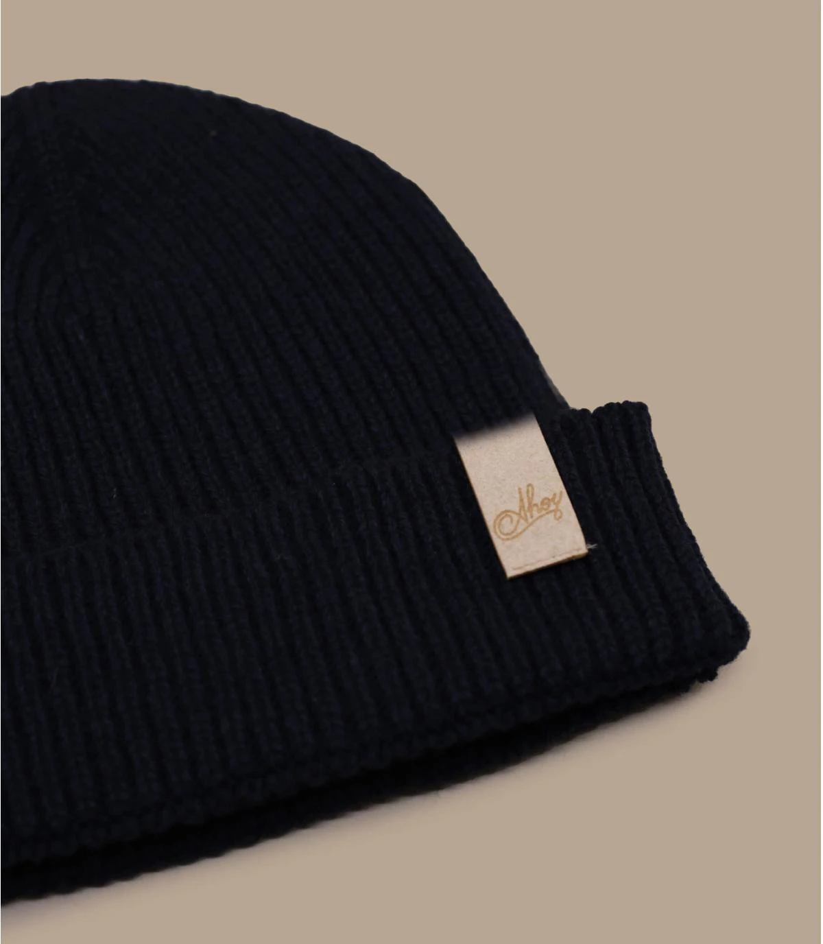 Bonnet Ahoy Navy Beige. Eco & Fabriqué En France – Image 2