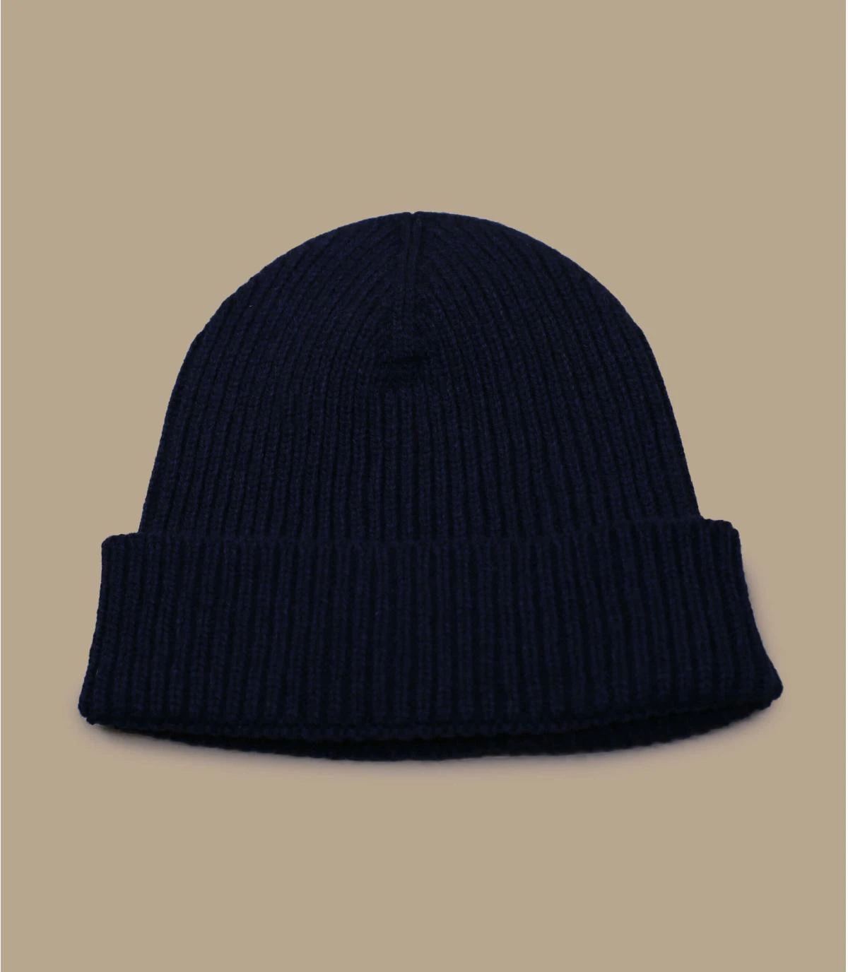 Bonnet Fabriqué En France Laine Recyclée Marine – Image 2