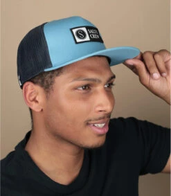 Salty Crew Casquette Alpha Twill Trucker Marine Blue