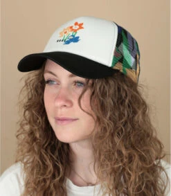 Casquette Donut Spain Anthracite Flower Jammin