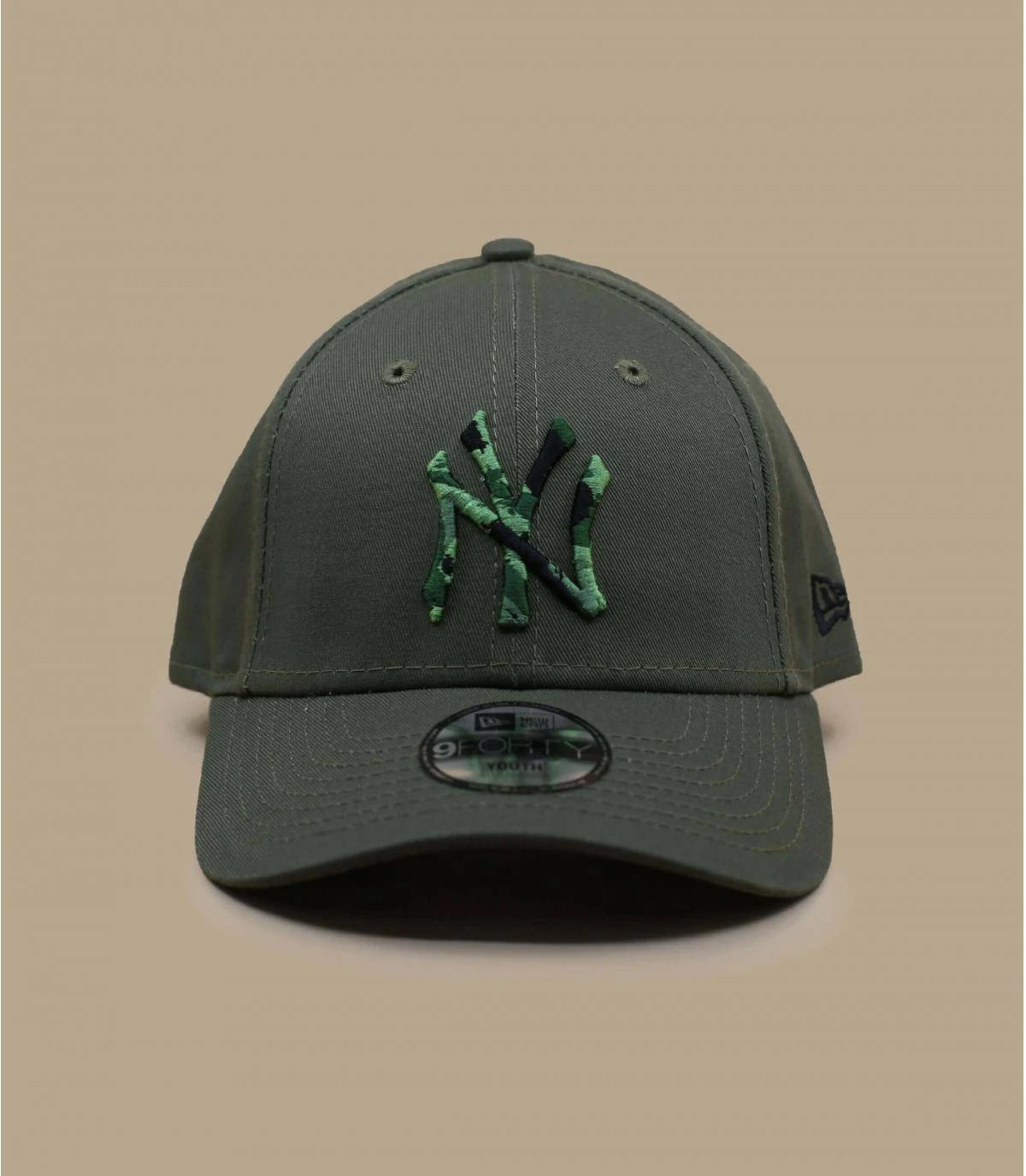 NEW ERA Casquette Kids Camo Infill NY Olive – Image 2