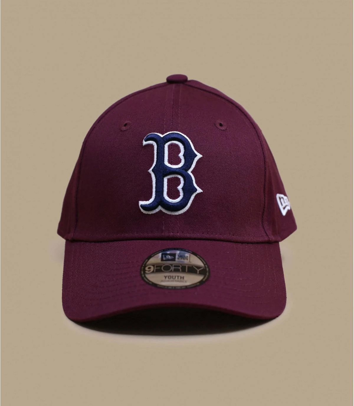 NEW ERA Casquette Kids League Ess 940 Boston Maroon – Image 2