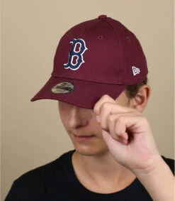 NEW ERA Casquette Kids League Ess 940 Boston Maroon