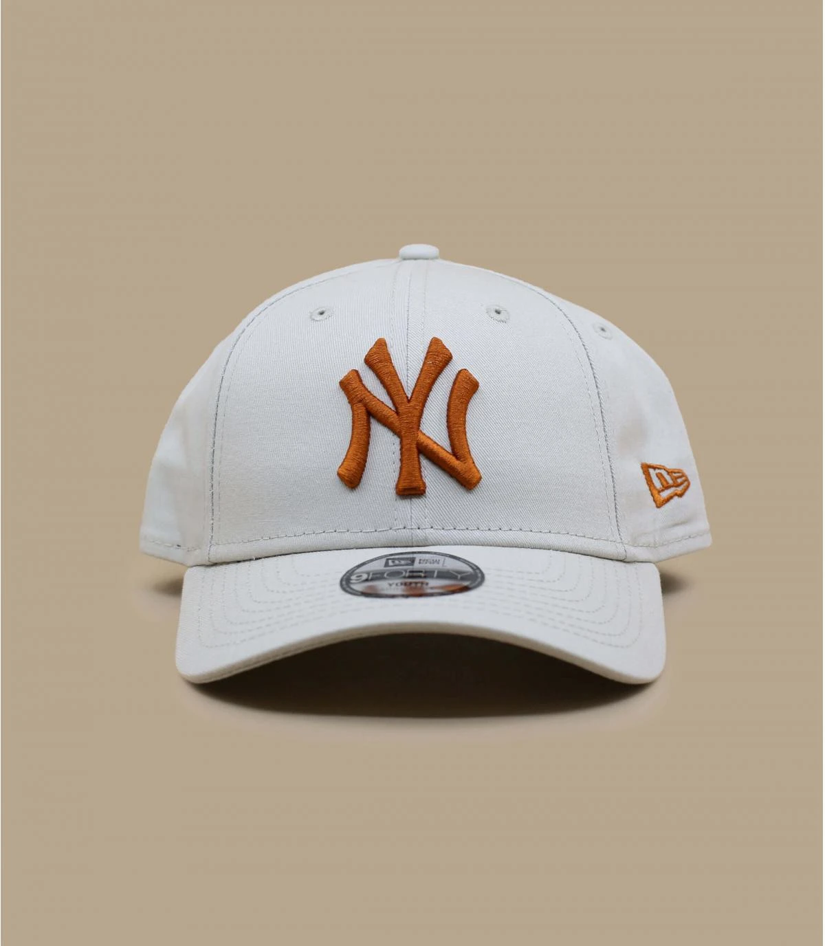 NEW ERA Casquette Kids League Ess NY 940 Stone Toffee – Image 2