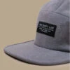 Casquette Overdyed 5 Panel Charcoal