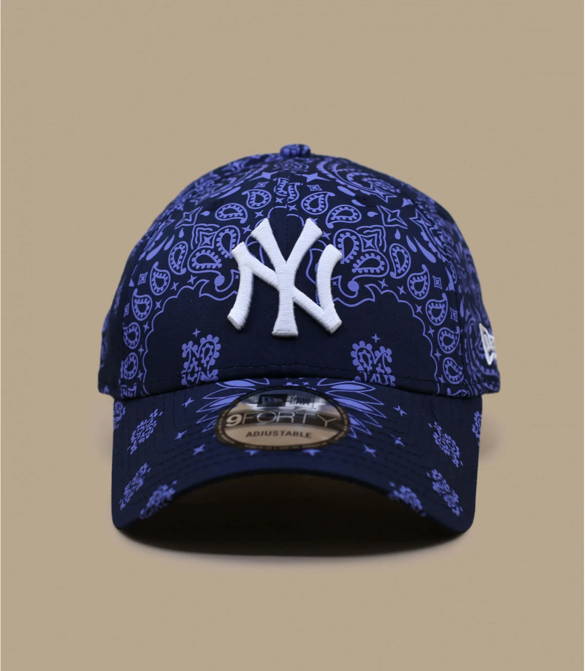 NEW ERA Casquette Paisley Print 940 NY Navy – Image 2