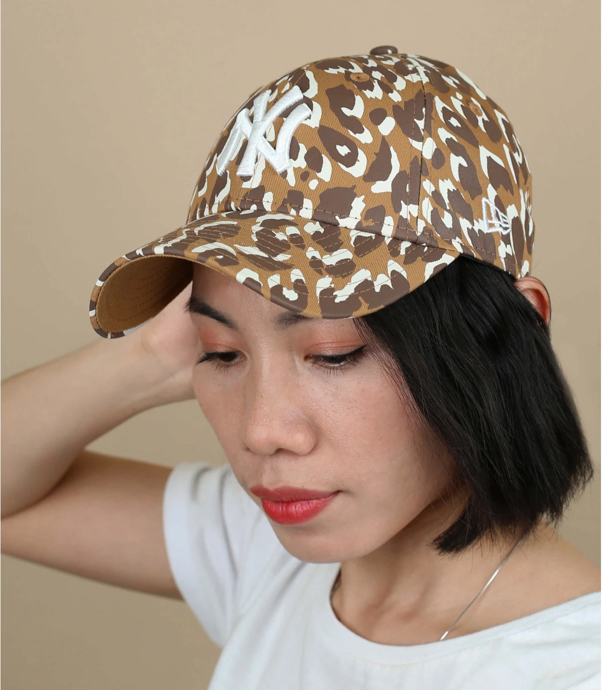 NEW ERA Casquette Wmn All Over Print 940 NY Wheat