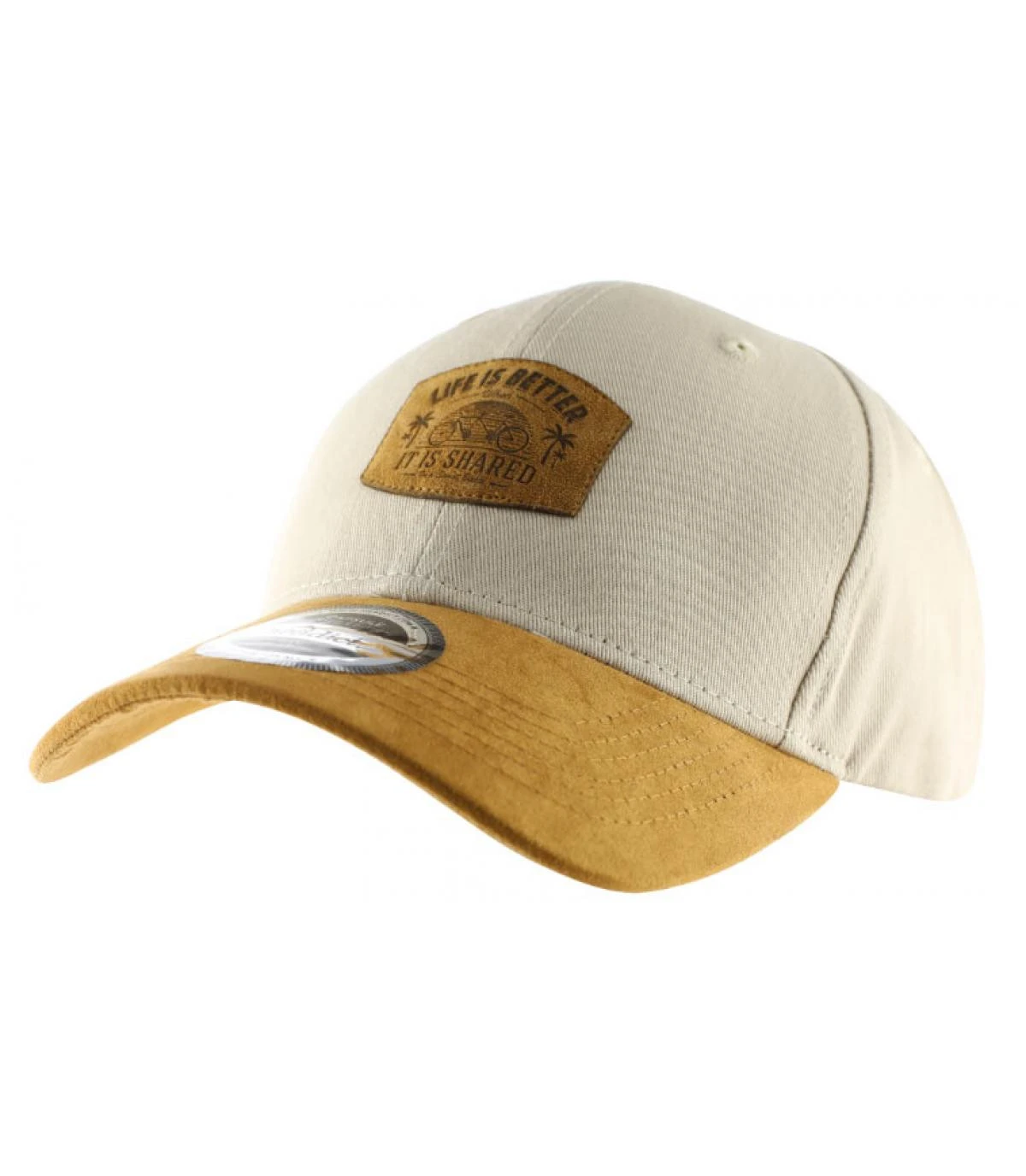 Curve Life Is Better Beige Brown – Image 2