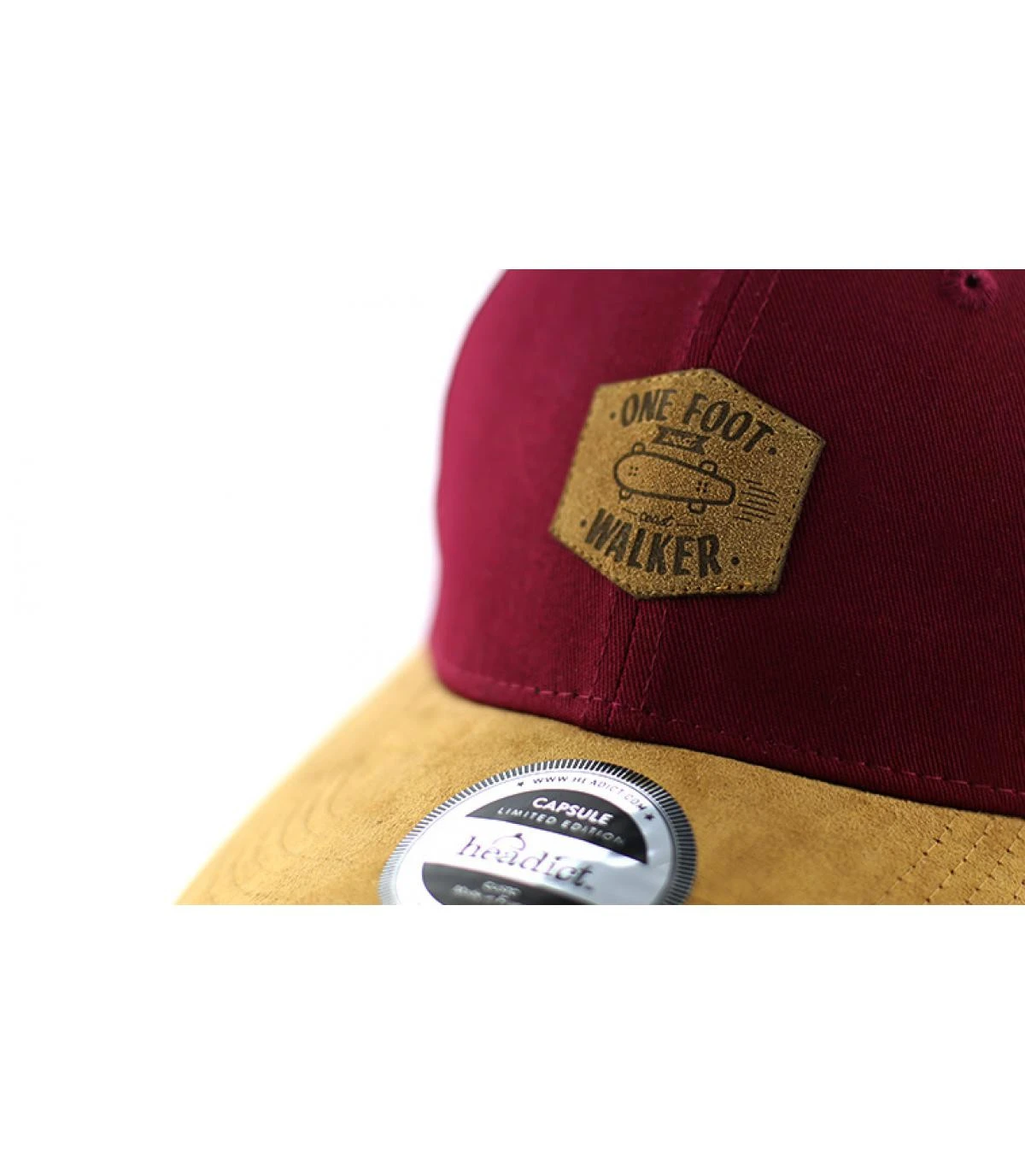 Curve One Foot Walker Burgundy Brown – Image 3