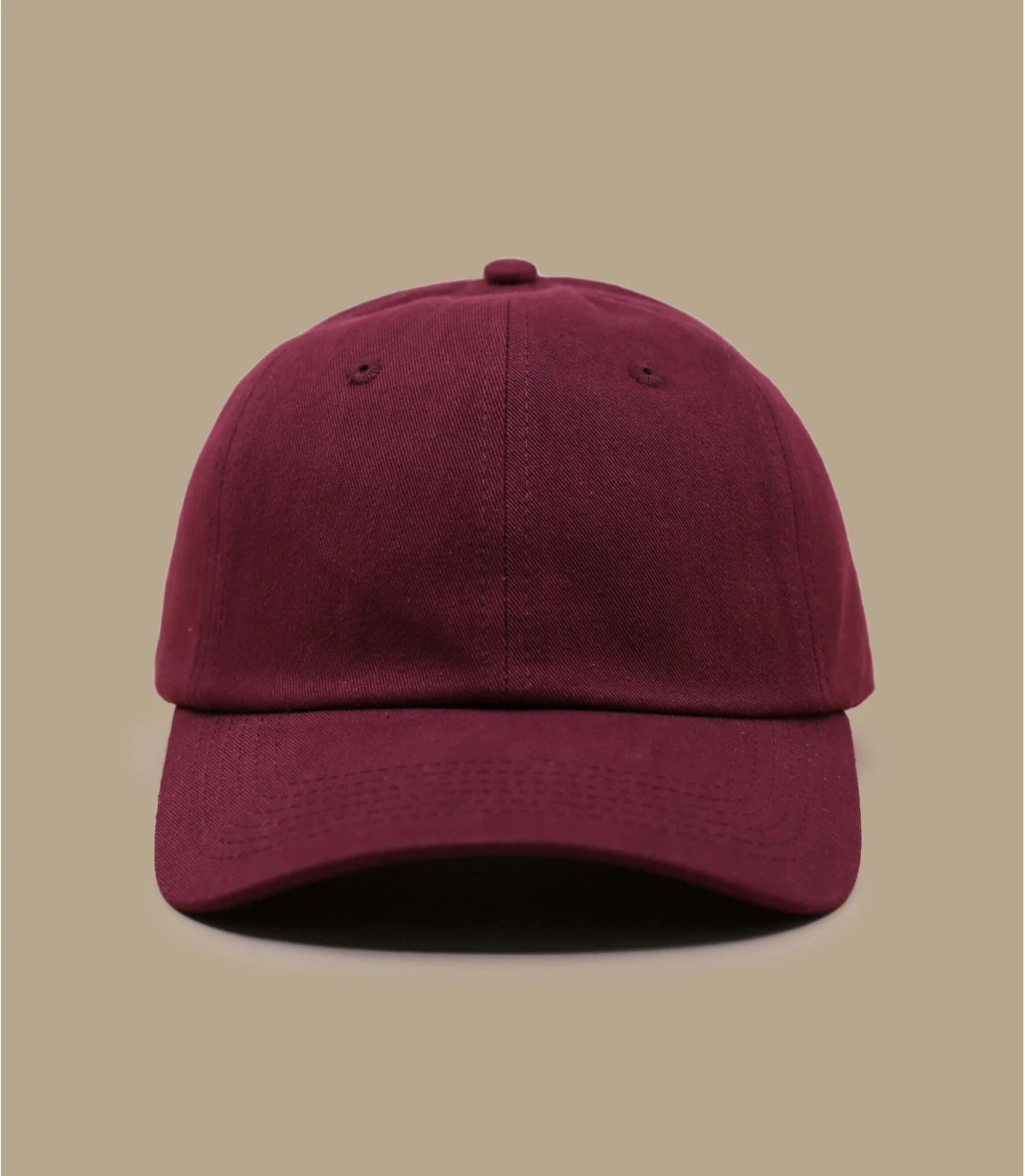 Dad Hat Blank Burgundy Washed – Image 2