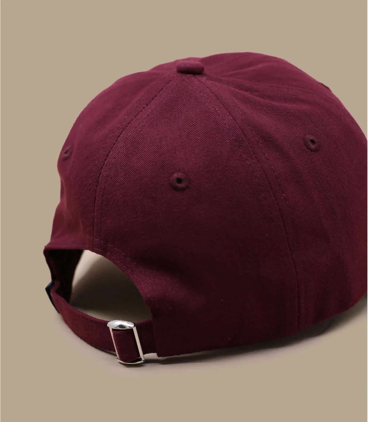 Dad Hat Blank Burgundy Washed – Image 3