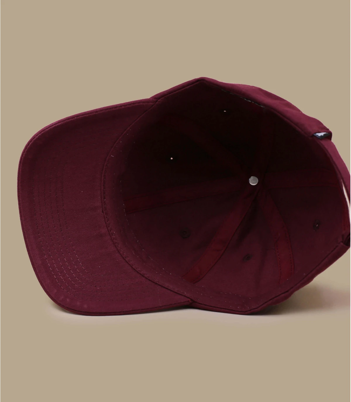 Dad Hat Blank Burgundy Washed – Image 4