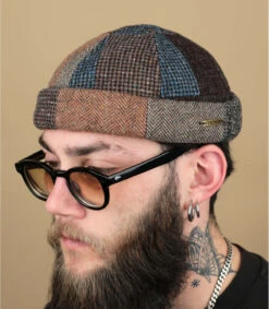 Stetson Docker Patchwork Brown Mix