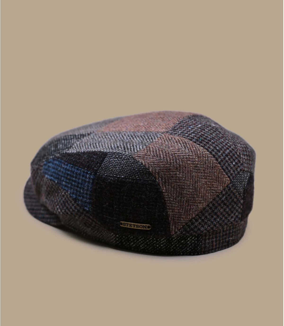 Stetson Driver Cap Patchwork Brown Mix â Image 2