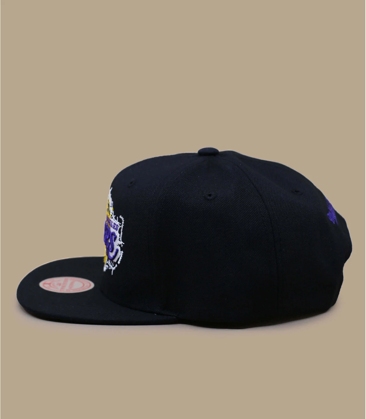 Mitchell & Ness Embroidery Glitch Snapback Lakers – Image 4