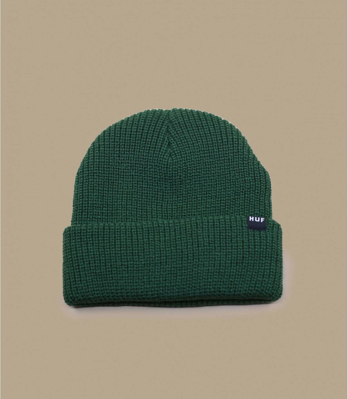 HUF Essentials Usual Beanie Forest Green – Image 2