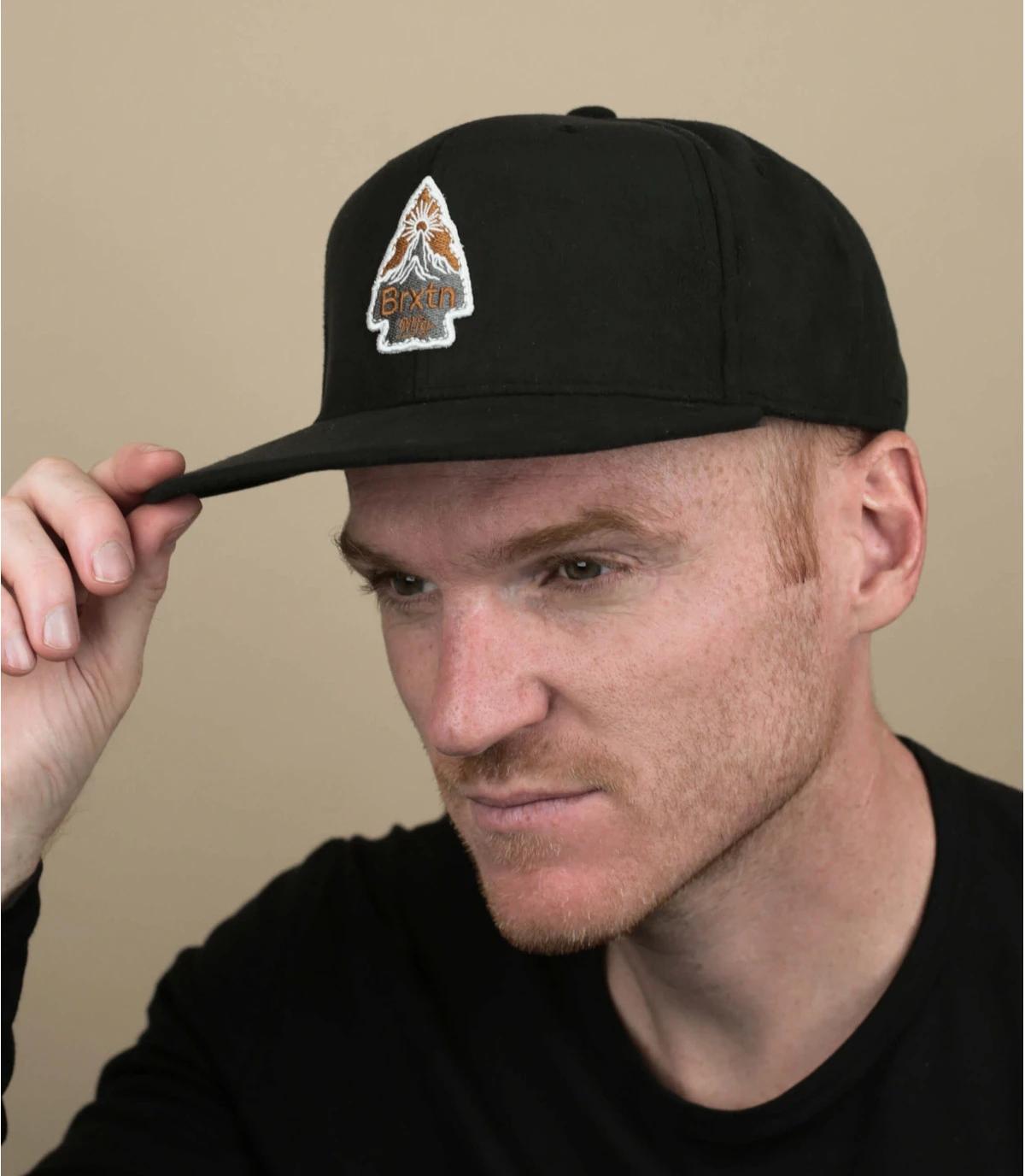 Brixton Holt Snapback Black