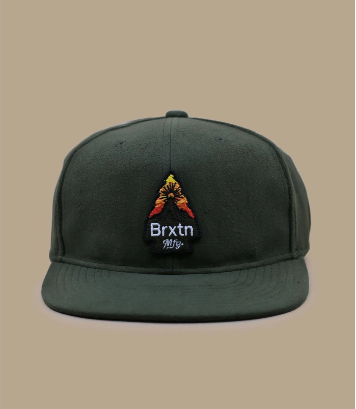 Brixton Holt Snapback Military Olive – Image 2