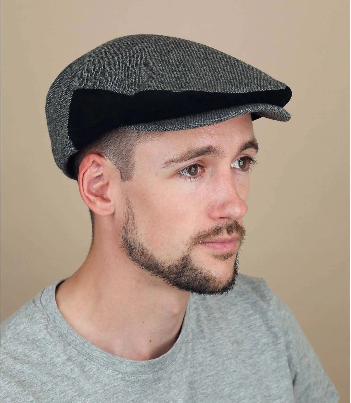 Brixton Hooligan Grey Black