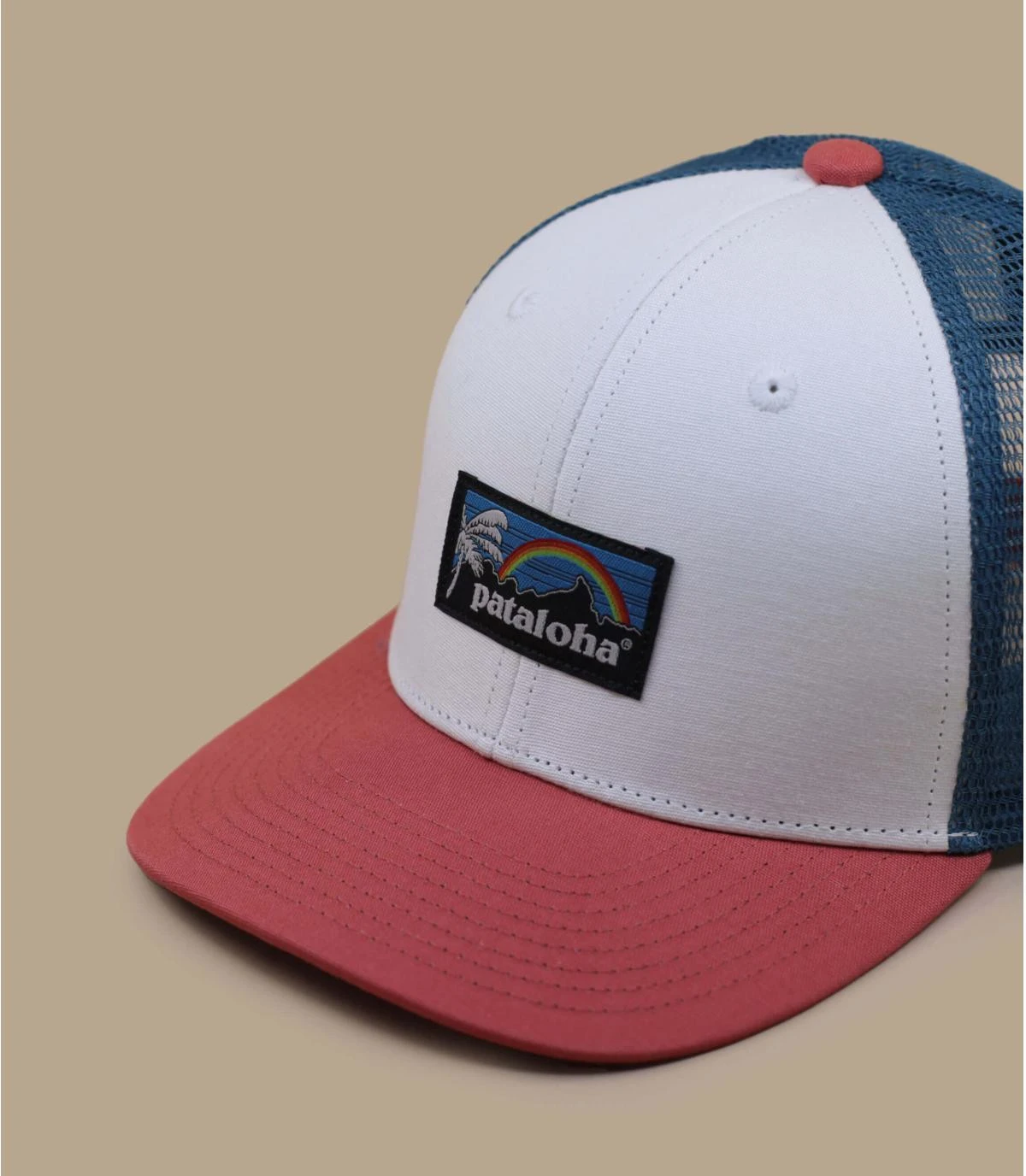 Patagonia Kids Trucker Patalokahi Label Birch White – Image 2