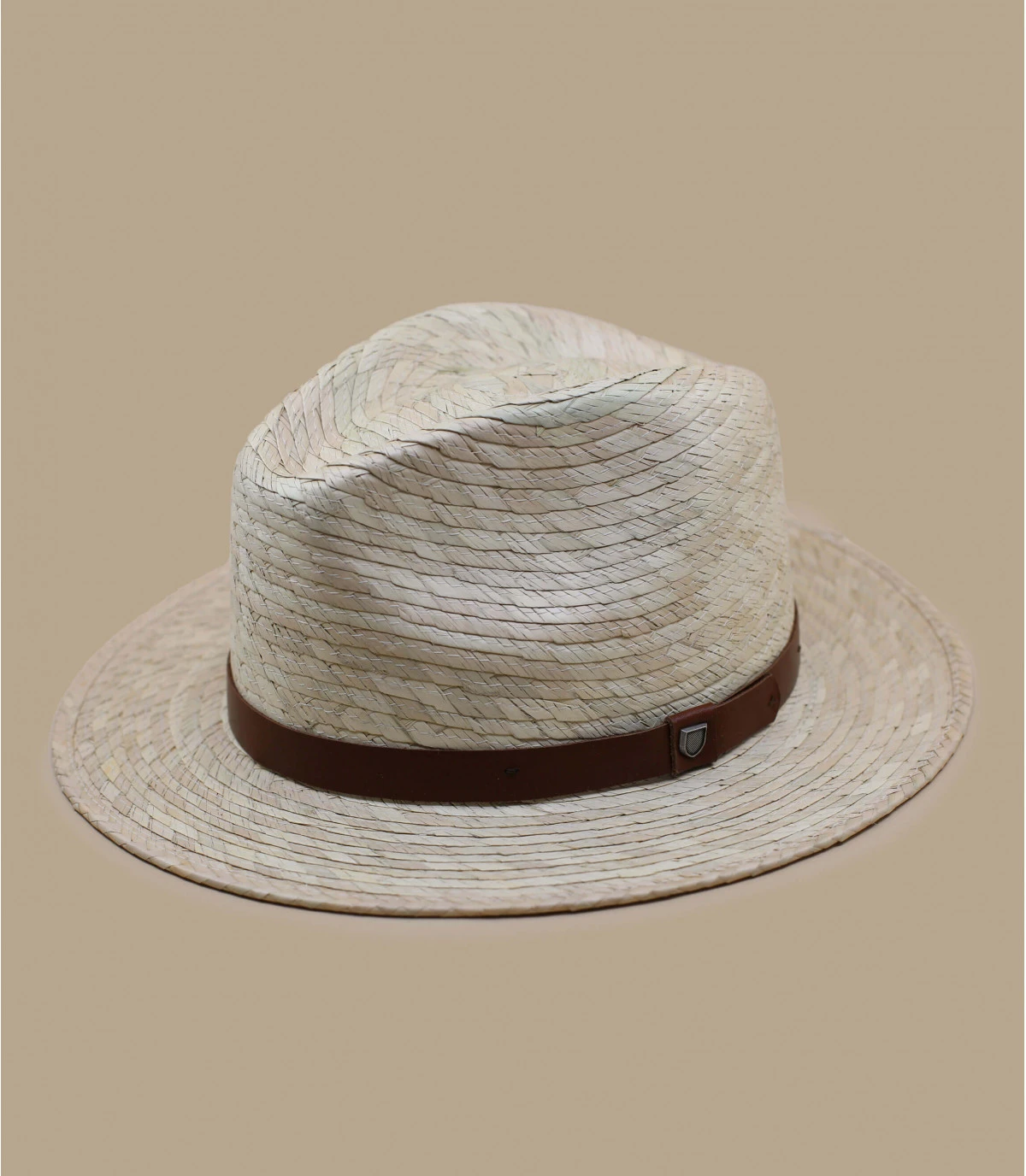 Brixton Messer Straw Fedora Natural – Image 2
