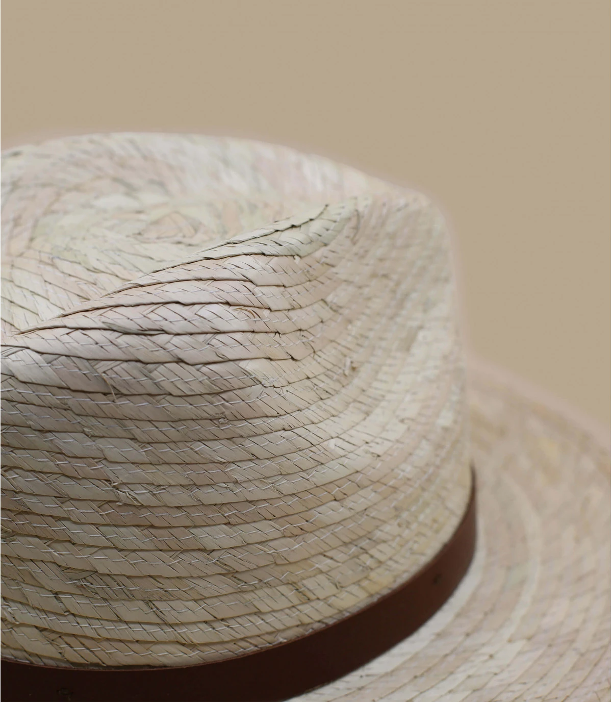 Brixton Messer Straw Fedora Natural – Image 4
