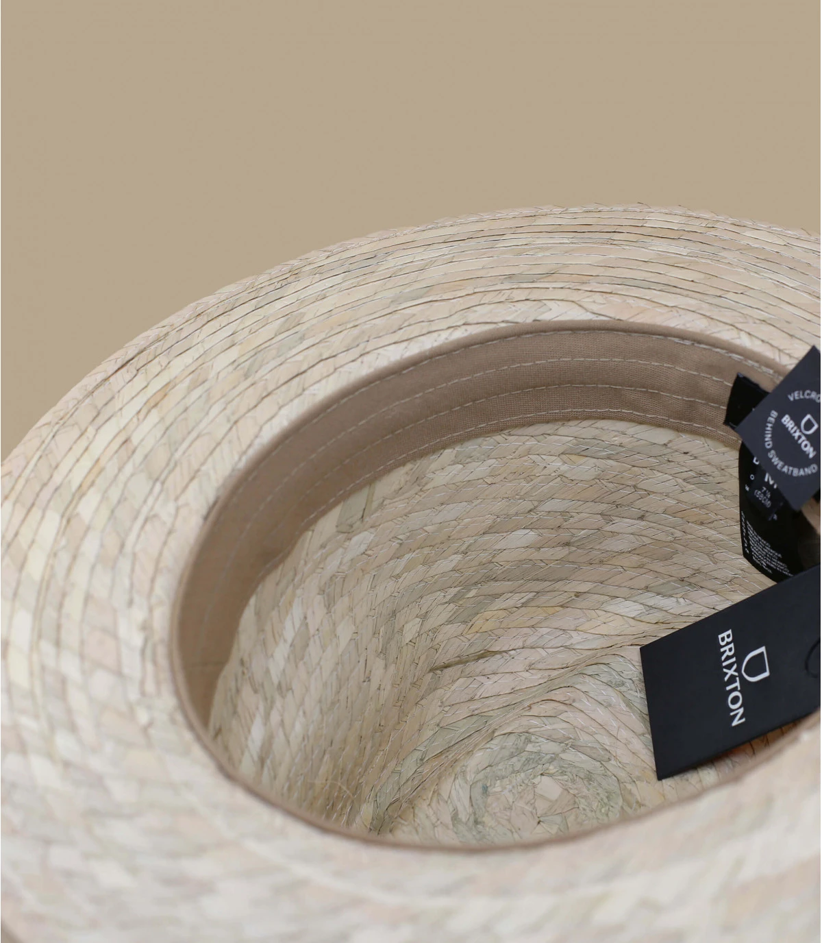 Brixton Messer Straw Fedora Natural – Image 5