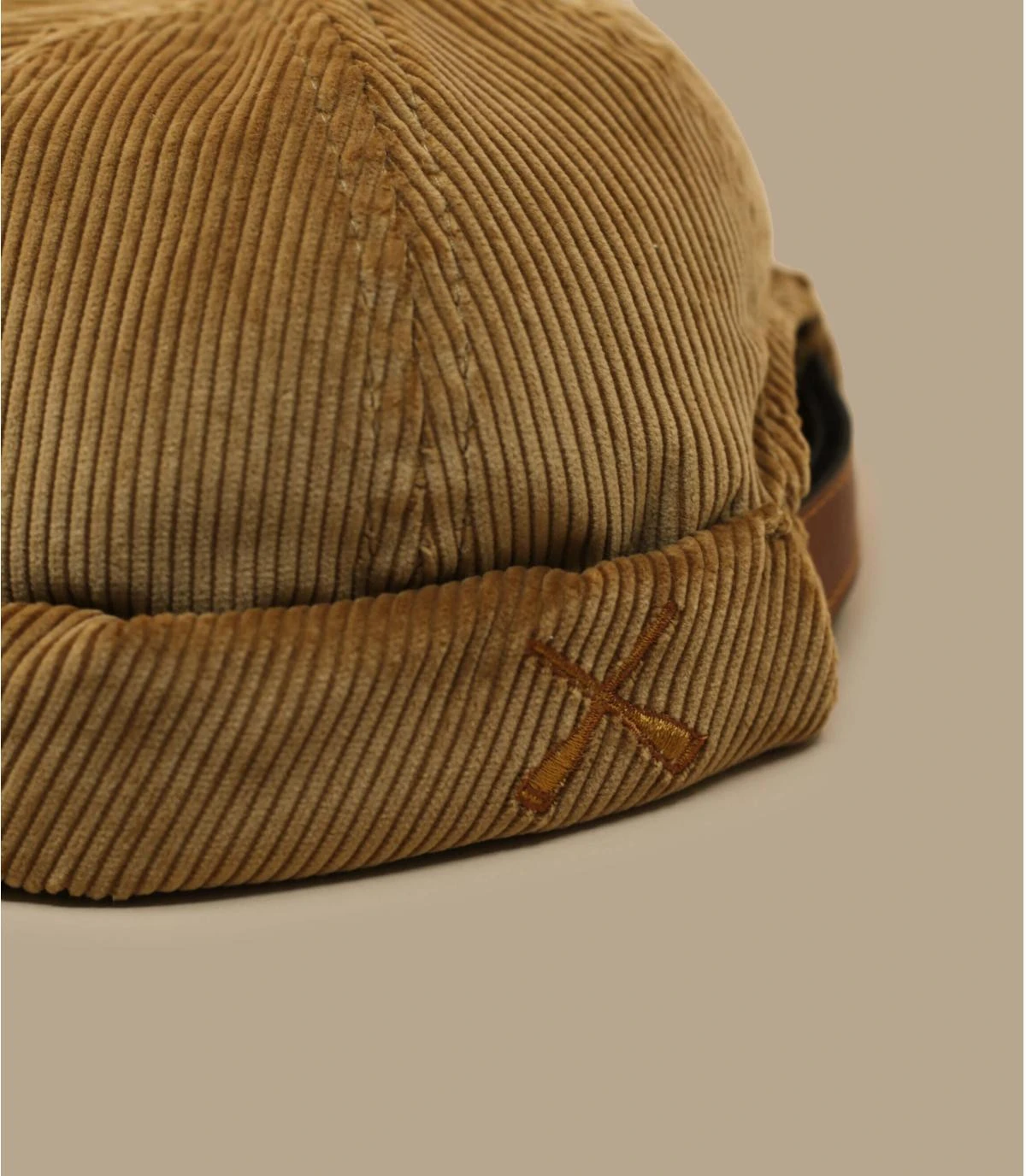Miki Velvet Corduroy Tan – Image 4