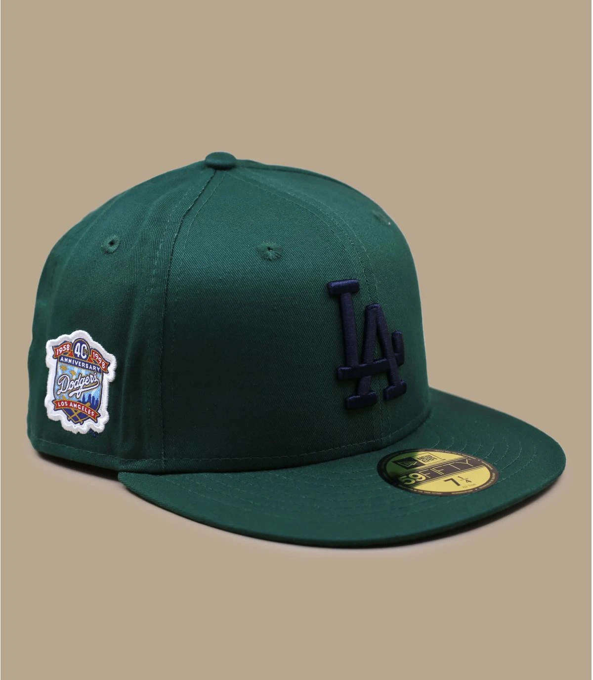 NEW ERA Patch 59Fifty LA Dark Green – Image 2
