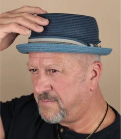 Stetson Pork Pie Toyo Blue