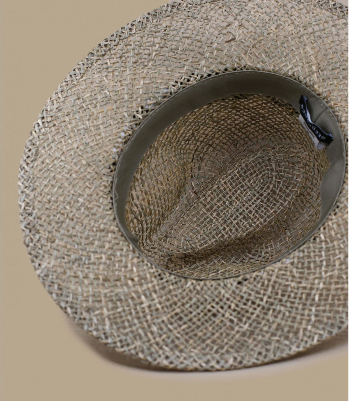 Seeberger Seagrass Fedora Summer Print Black – Image 5