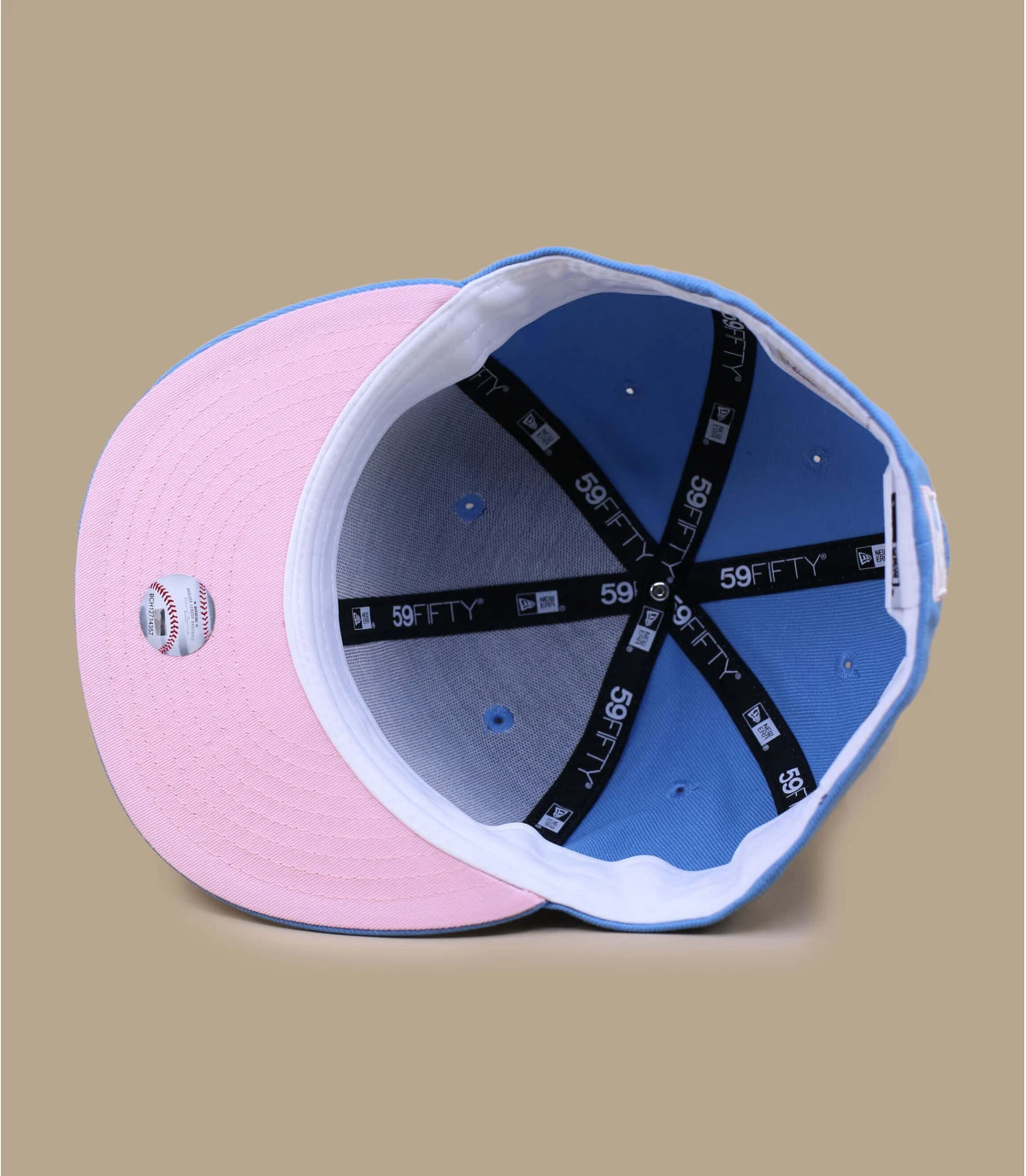 NEW ERA Side Patch 5950 Boston Red Sox Sky Pink â Image 5