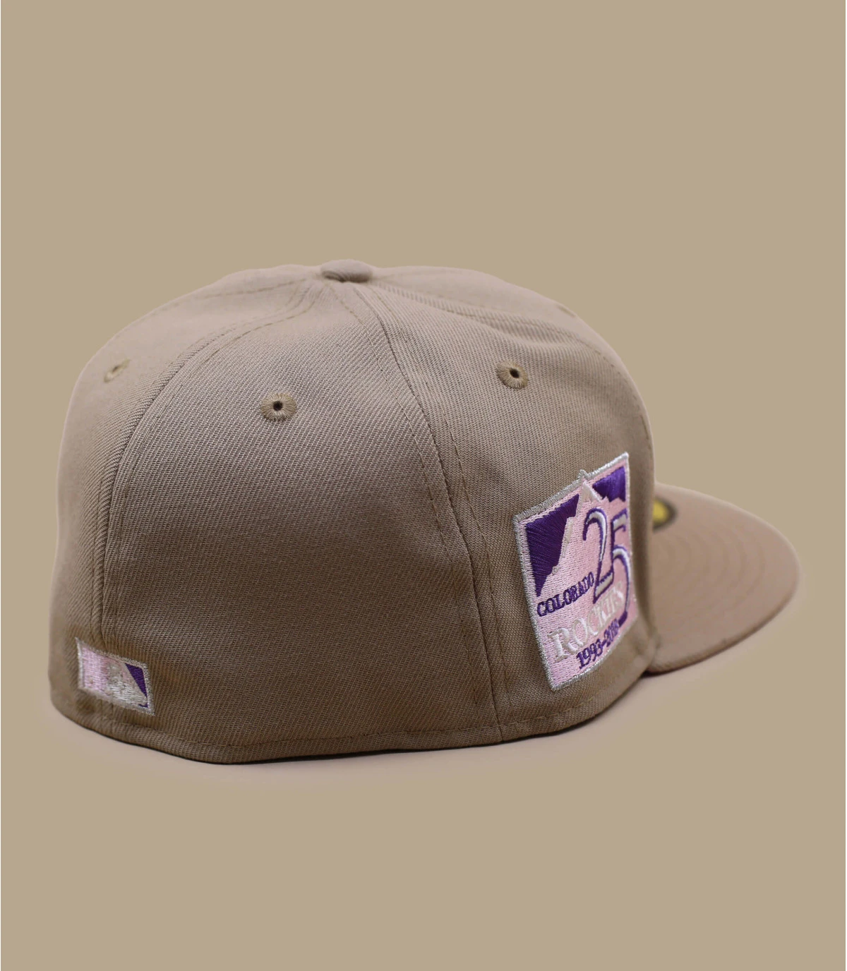 NEW ERA Side Patch 5950 Colorado Rockies Camel Pink â Image 3