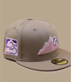 NEW ERA Side Patch 5950 Colorado Rockies Camel Pink