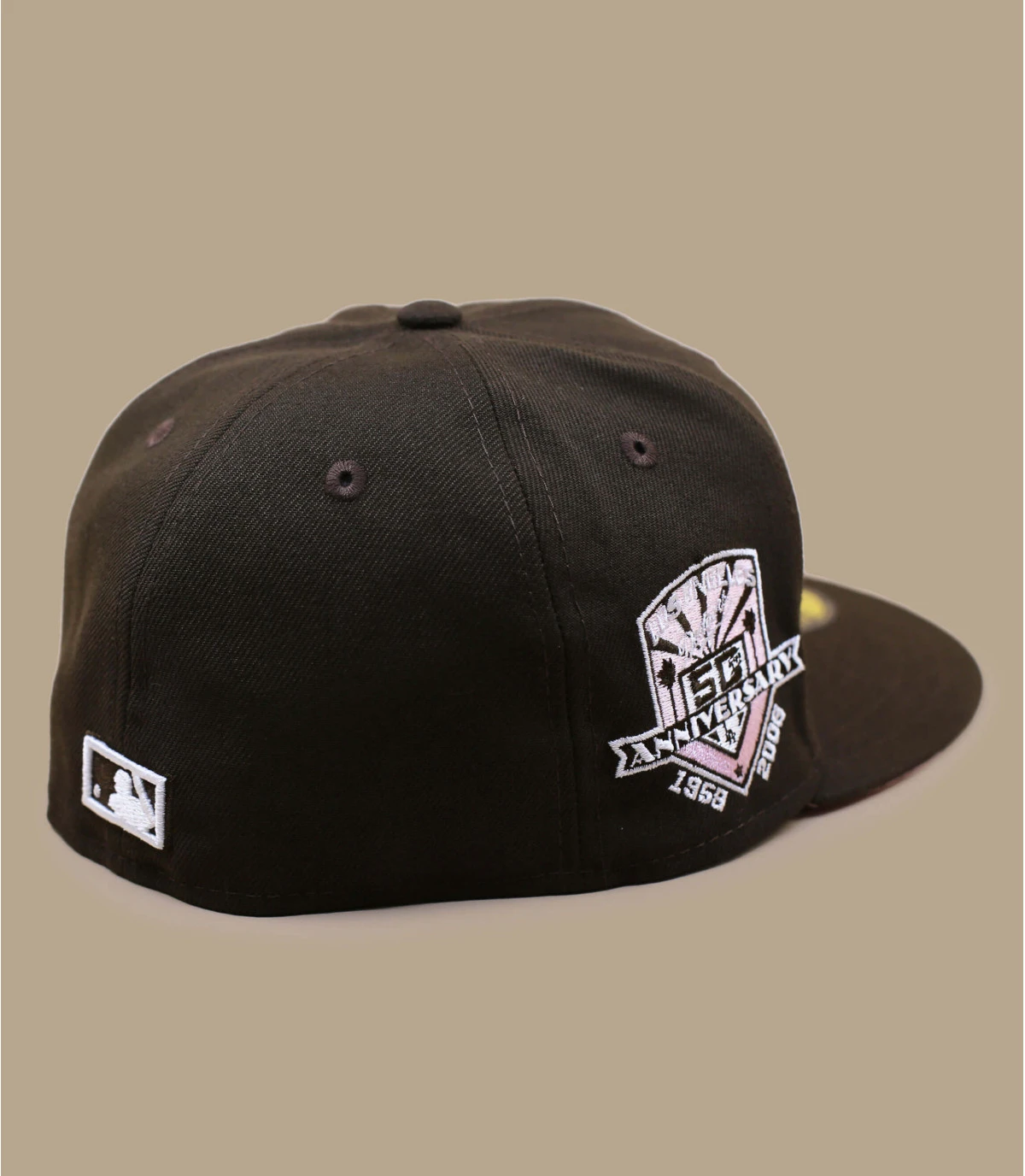 NEW ERA Side Patch 5950 LA Dodgers Walnut Pink â Image 4