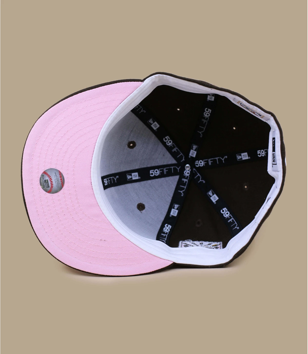 NEW ERA Side Patch 5950 LA Dodgers Walnut Pink â Image 5