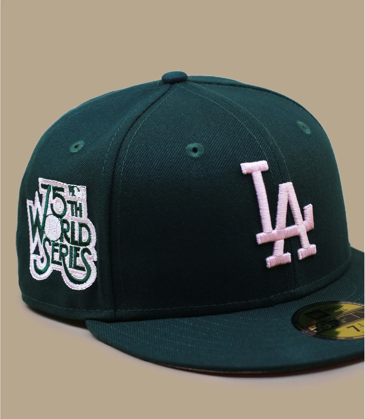 NEW ERA Side Patch 5950 LA Green & Pink – Image 2