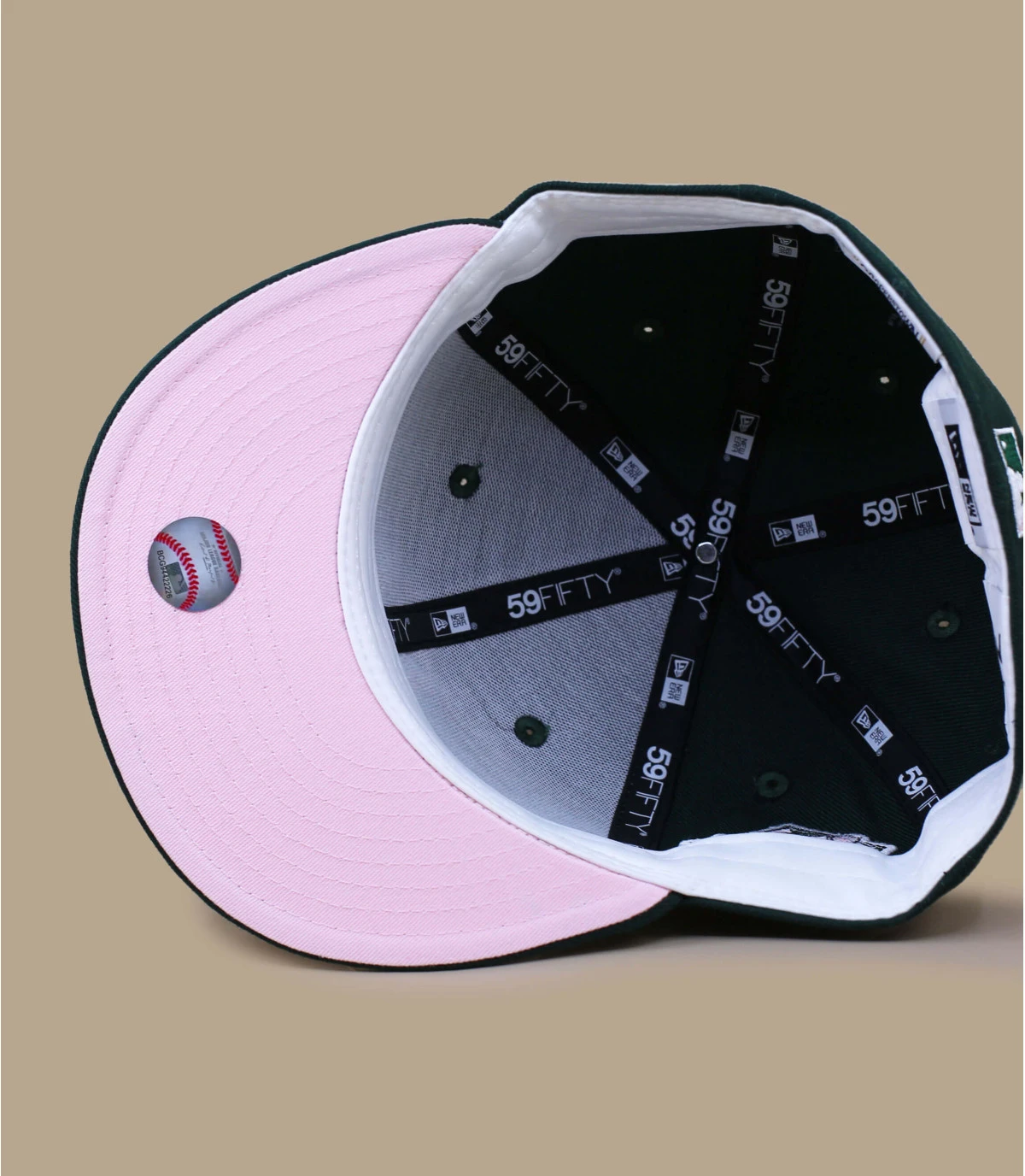 NEW ERA Side Patch 5950 NY Green & Pink â Image 6