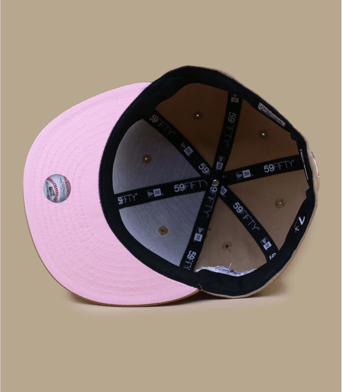 NEW ERA Side Patch 5950 NY Yankees Camel Pink â Image 5